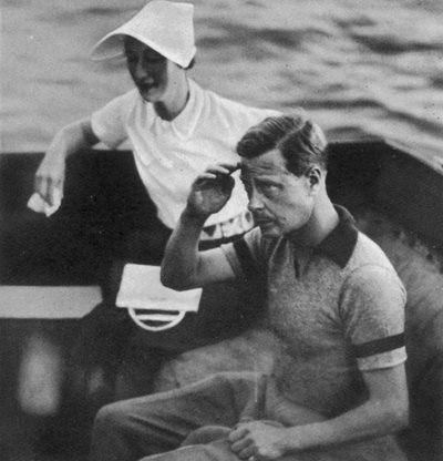 Prince Edward and Wallis Warfield Simpson During a Royal Cruise, 1936 by English Photographer